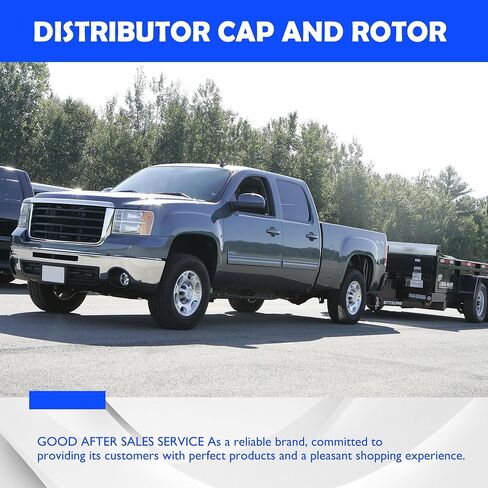غطاء موزع الإشعال ومجموعة الدوار من HiSport - متوافق مع Chevy Astro Blazer C1500 Express 1500 Express 2500 K1500 P30 S10 Silverado 1500 Silverado 1500 Classic - استبدال 10452457 10452458 in Saudi Arabia