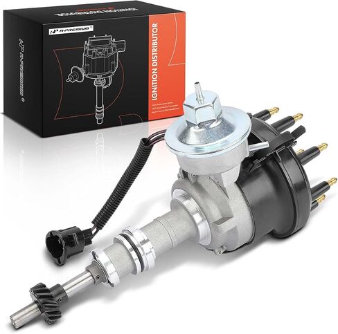A-Premium Ignition Distributor Compatible with Ford F-150, F-100, F-250, F-350, E-100/E-250/E-350 Econoline, LTD, Custom, Country Sedan & Lincoln Continental, Mark IV & Mercury Cougar, Grand Marquis in Saudi Arabia