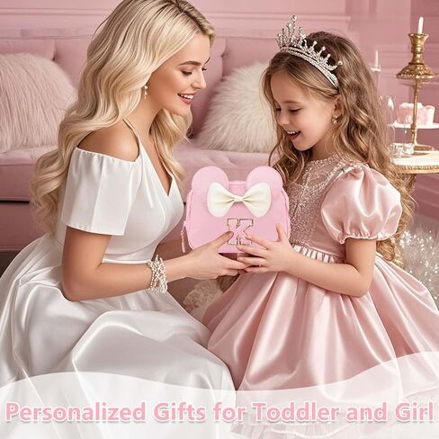 Kids Initial Belt Bag Girls - Fanny Packs for Teens Kid Crossbody Girls for Kid Small Initial Monogram Personalized Gifts for Teen Birthday Gift Pink T in Saudi Arabia