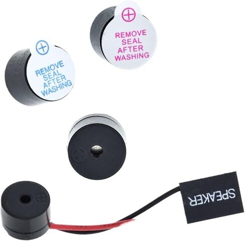 10pcs 3V 5V 12V Active Buzzer Magnetic Long Continous Beep Tone 12 * 9.5mm(Passive Buzzer) in Saudi Arabia