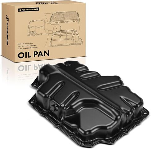 A-Premium Engine Oil Pan Sump with Drain Plug Compatible with Volkswagen Jetta Tiguan 2013-2023, Golf 2013 2015-2021, Polo 2013-2014, Taos 2021-2022 & Audi A3 2013-2020, Q3, A1, A3, 1.4L in Saudi Arabia