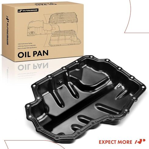 A-Premium Engine Oil Pan Sump with Drain Plug Compatible with Volkswagen Jetta Tiguan 2013-2023, Golf 2013 2015-2021, Polo 2013-2014, Taos 2021-2022 & Audi A3 2013-2020, Q3, A1, A3, 1.4L in Saudi Arabia