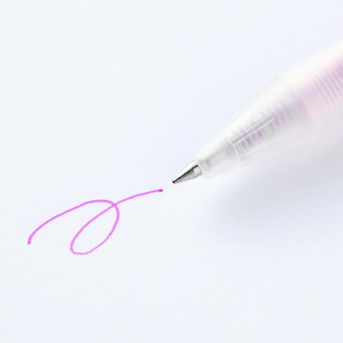 MUJI Smooth Gel Ink Ballpoint Pen Knock Type 10-Pieces Set, 0.5 mm Nib Size, Black in Saudi Arabia