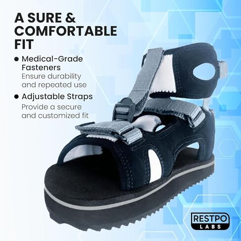Restpo Toe Walking Sandal - Prevent Tip Toe Walking for Kids with Neurological disorders, Autism, ADHD, Aspergers and Cerebral Palsy - Sizse 6-11 in Kuwait