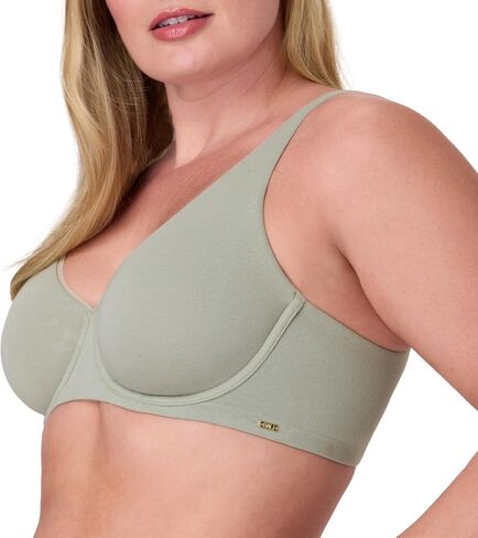 Bali Women's, Cotton Collection 2-ply Underwire Bra, Moisture-Wicking, Full Coverage, Convertible Straps in Saudi Arabia