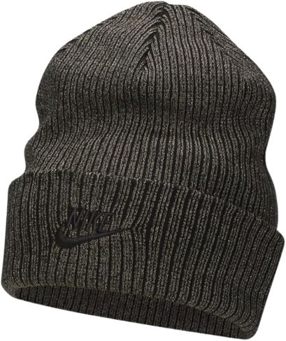 Nike Peak Metallic Beanie Black/Gold One Size Unisex in Saudi Arabia