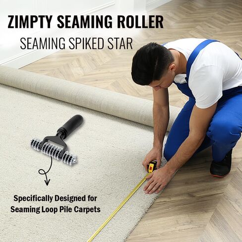 ZY393 Seaming Roller Seaming Spiked Star Grooming Carpet Pile Roller in Saudi Arabia