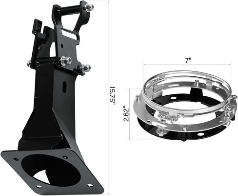 TCT-MOTORPARTS 7 بوصة المصباح الأمامي العلوي هدية جبل سوفتيل منخفض رايدر ستريت بوب FXRT 2018-2024 in Saudi Arabia