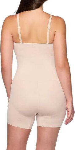 TC Fine Intimates Dress Rehearsal Strapless Mid-Thigh Shaping Bodysuit - 4167 (Warm Beige, Medium) in Saudi Arabia