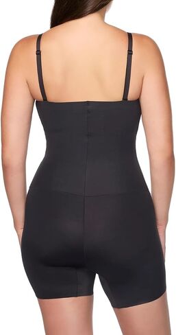 TC Fine Intimates Dress Rehearsal Strapless Mid-Thigh Shaping Bodysuit - 4167 (Black, Large) in Saudi Arabia