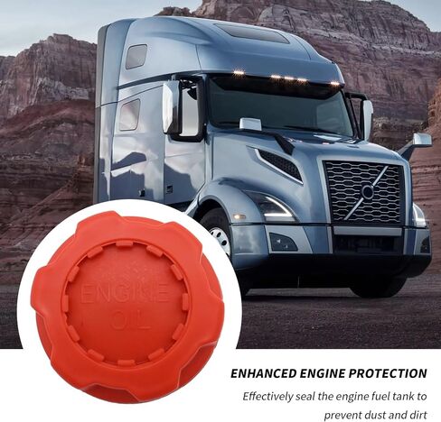 1675839 8193887 Oil Filler Cap, Replacement for Volvo EC350 360 380 460 480 Volvo 9700 VHD VNL VNM 2007-2015, Replaces 20807510, 20808207, 3154328 in Saudi Arabia