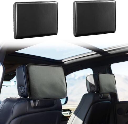 واقيات شاشة من النيوبرين لموديلات GMC وChevrolet Select 2021-2025، غطاء واقي لشاشة الترفيه في المقعد الخلفي، تصميم حزام مرن، سهل التركيب (عبوتان) in Kuwait