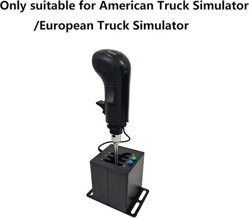 ZLiT PC USB Racing Game Truck Simulator Gear Shifter+Gearshift Knob for Logitech G923 G29 G27 G25 G92 for Tumaster Steering Wheel (Black) in Saudi Arabia