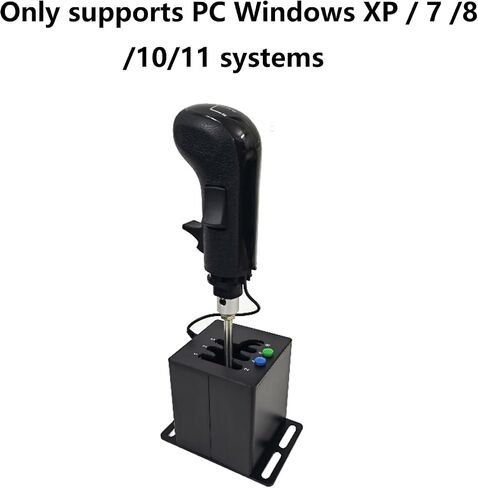 ZLiT PC USB Racing Game Truck Simulator Gear Shifter+Gearshift Knob for Logitech G923 G29 G27 G25 G92 for Tumaster Steering Wheel (Black) in Saudi Arabia