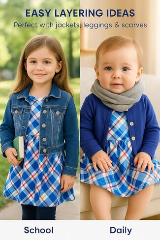 PATPAT Baby Girls Dress and Cardigan Sets 2 PCS Infant Girl Floral Print Sleeveless Dress and Long Sleeve Cardigan Set in Kuwait