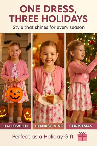 PATPAT Baby Girls Dress and Cardigan Sets 2 PCS Infant Girl Floral Print Sleeveless Dress and Long Sleeve Cardigan Set in Kuwait