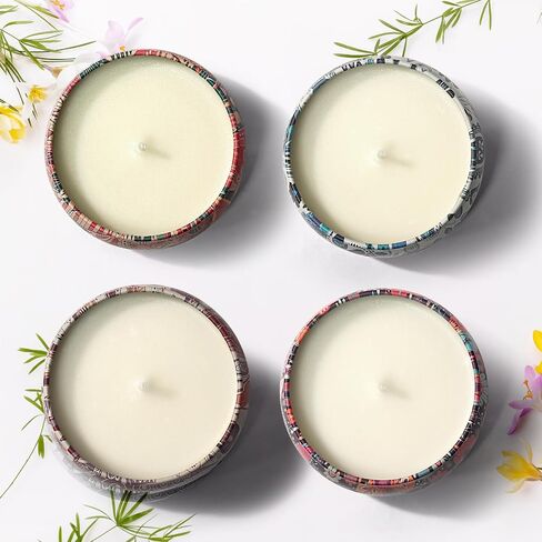6 Pack Women Candles Gifts Set - Scented Candles for Home - Presents for Mum - Anniversary Present - The Total Burning time is 114 Hour in Saudi Arabia