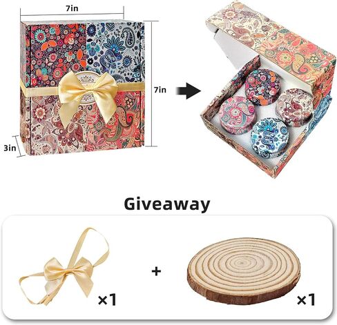 6 Pack Women Candles Gifts Set - Scented Candles for Home - Presents for Mum - Anniversary Present - The Total Burning time is 114 Hour in Saudi Arabia