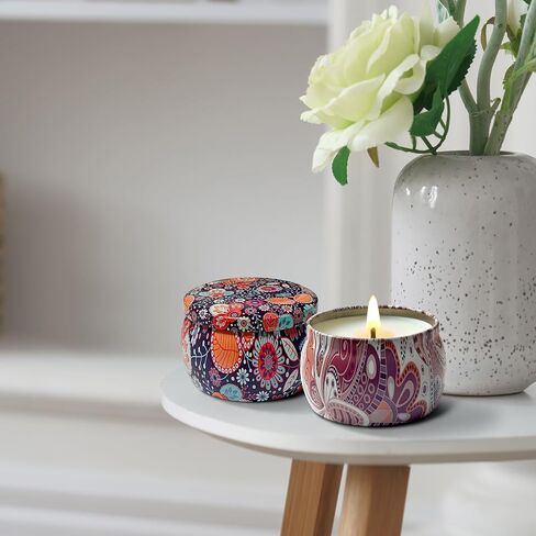 6 Pack Women Candles Gifts Set - Scented Candles for Home - Presents for Mum - Anniversary Present - The Total Burning time is 114 Hour in Saudi Arabia