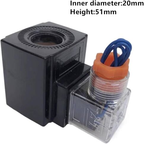 الملف اللولبي الهيدروليكي صمام الملف الثقب الداخلي 20 مم الارتفاع 51 مم AC220V AC110V DC24V (AC110V) in Saudi Arabia