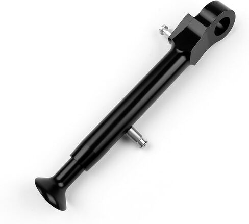 Artudatech CNC مسنده الألومنيوم لياماها R1 1998-2008 R6S 1999-2010丨قابل للتعديل القدم الجانب وقوف السيارات دعم حامل أسود in Saudi Arabia