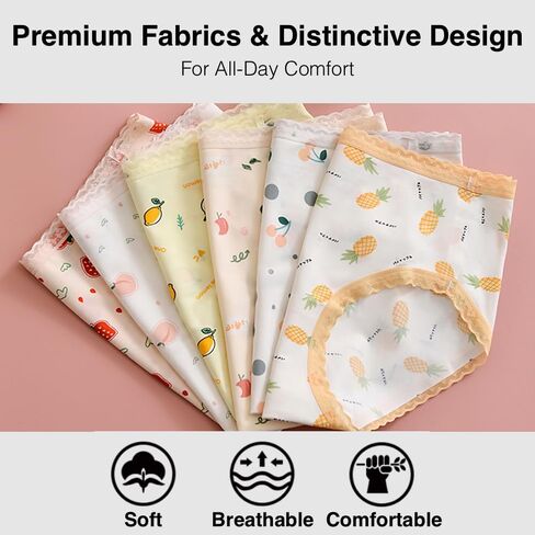 Women’s Underwear Cotton Panties Strawberry Cute Kawaii Japanese Underwear 3 Pack in Saudi Arabia
