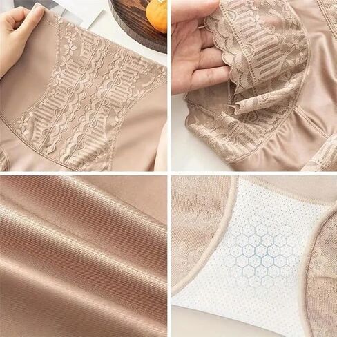 Seamless High-Waisted Women's Tummy Control Lace Underwear Underpants, Shapewear Briefs for Women in Saudi Arabia