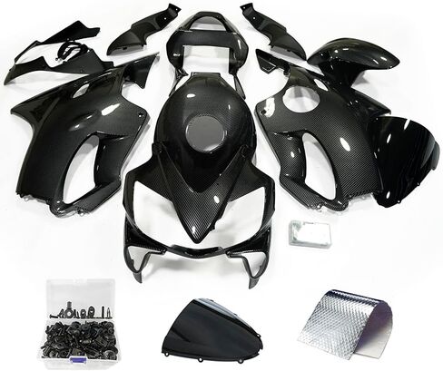ZXMOTO Motorcycle Fairing Kit Fit for Honda CBR 600 F4i 2001 2002 2003 Injection ABS Plastic Bodywork Fairings（Carbon Fiber Look） in Saudi Arabia