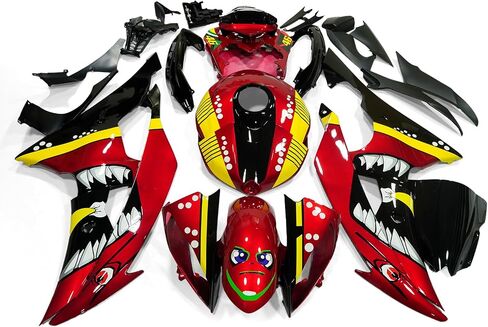 ZXMOTO Motorcycle Fairing Kit for 2008 2009 2010 2011 2012 2013 2014 2015 2016 Yamaha YZF R6 Injection ABS Plastic Bodywork Fairings（PWG-012） in Saudi Arabia