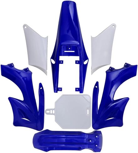 Apollo Orion 7pcs Pit Bike Plastics Fairing Kit with Tall Seat and Gas Fuel Tank for Apollo 90cc 110cc 125cc 150cc Orion Style Thumpstar Atomik Dirt Pit Bike (Blue) in Saudi Arabia