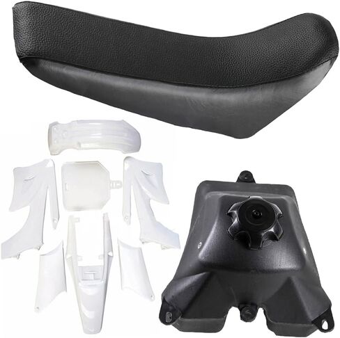 Apollo Orion 7pcs Pit Bike Plastics Fairing Kit with Tall Seat and Gas Fuel Tank for Apollo 90cc 110cc 125cc 150cc Orion Style Thumpstar Atomik Dirt Pit Bike (Blue) in Saudi Arabia