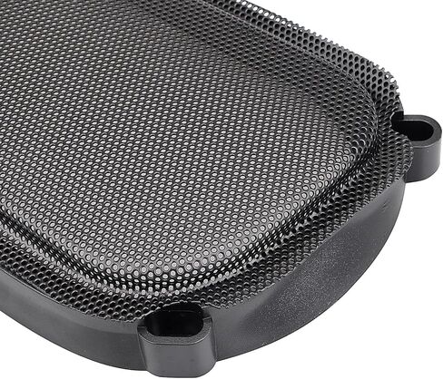 2 Pcs Black Mesh Speaker Grill Replacement Front Fairing Speaker Cover Compatible With 1998-2013 Harley Road Glide FLTR FLTRU/X in Saudi Arabia