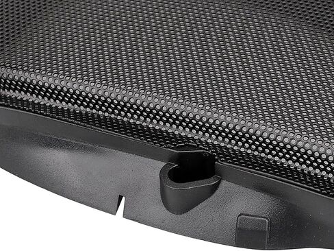 2 Pcs Black Mesh Speaker Grill Replacement Front Fairing Speaker Cover Compatible With 1998-2013 Harley Road Glide FLTR FLTRU/X in Saudi Arabia
