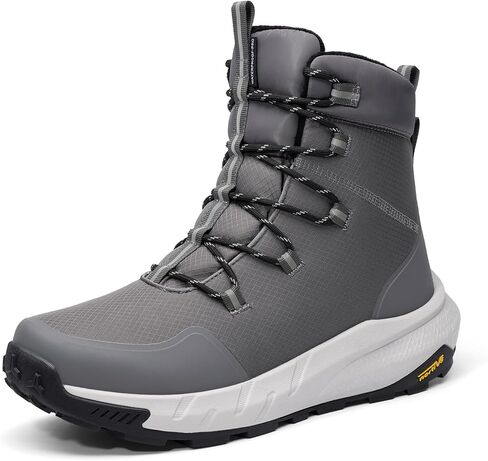 NORTIV 8 Men's Wide Winter Boots Grip on Snow Ice Insulated Waterproof Lightweight Comfortable Hiking Outdoor Boots in Saudi Arabia
