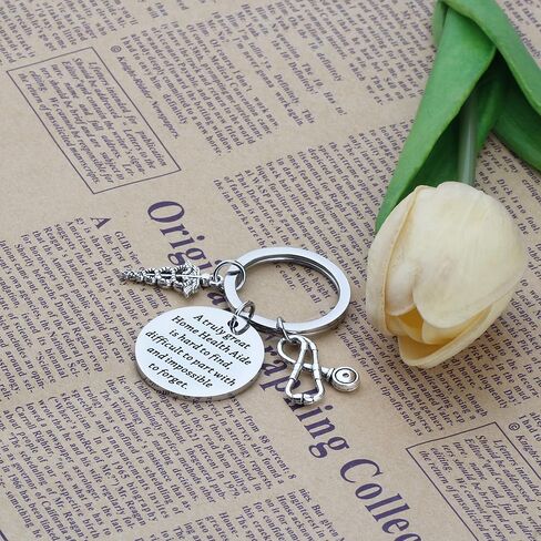 SEIRAA Home Health Aide Gifts A Truly Great Home Health Aide is Hard to Find Keychain Gift for Nurse Practitioner Nurses Aide in Saudi Arabia