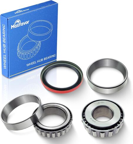 Maxfavor 4 قطع محمل العجلات الأمامية ومجموعة المحور تناسب Chevy C1500/C2500/C3500/Express 2500 3500/Dodge Ram 2500 3500/GMC C1500/C2500/G2500/G3500/Savana 2500 1991-2002 in Saudi Arabia