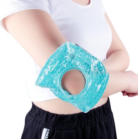Cooling Knee Brace for Women Men Girls Boys Adjustable,Ice Pack for Knee Injuries,Reusable Hot Cold Therapy Knee Wrap for Joint Pain Arthritis Meniscus Tear, Sprains & Swelling in Saudi Arabia