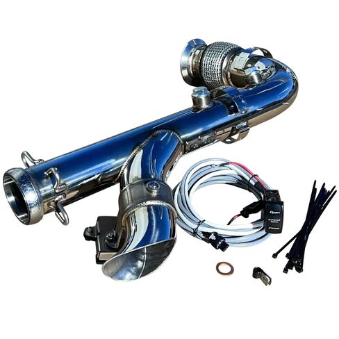 Can-Am Maverick X3 E-Valve 2.5" Electronic Dump Valve Exhaust / Mid pipe by RPM Powersports in Saudi Arabia