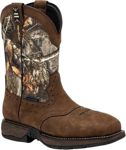 Cody James Men's 11" Xero Gravity Lite Camo Western Work Boot Composite Toe - Mlbp-3-D in Saudi Arabia