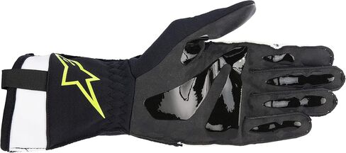 Alpinestars Tech-1 KX v3 Karting Gloves (Large, White/Yellow) in Saudi Arabia