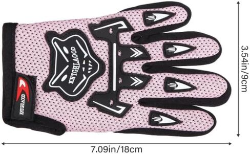 قفازات MRS Pink Kids Youth ATV Quad للطرق الوعرة - الدراجة الترابية، عربة التسوق، الدراجة النارية، السكوتر، سباقات الرياضات القوية، ركوب الدراجات، المشي لمسافات طويلة - الرياضات الخارجية للفتيات in Saudi Arabia
