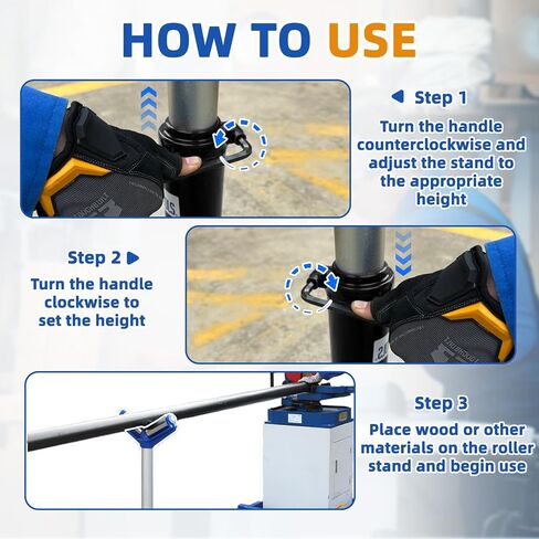 Roller stands for woodworking,ball bearing roller ball stands for woodworking,roller support stand for wood working,table saw roller support stand,table saw outfeed roller stand, Blue in Saudi Arabia