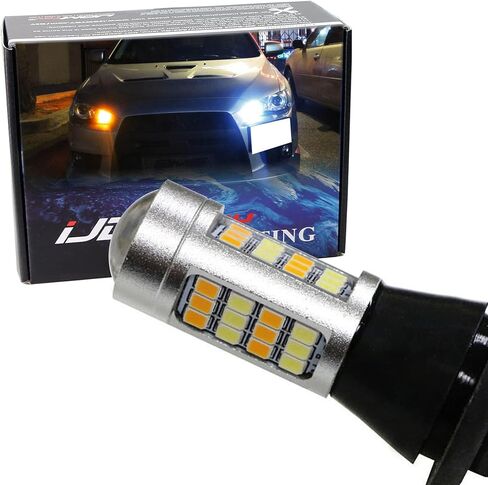 iJDMTOY 42-SMD High Power 1156 7506 7527 Single Filament Switchback Replacement Bulbs For Turn Signal w/White Feature in Saudi Arabia