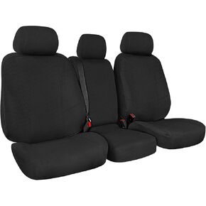 SAPUBK Custom-Fit Front Seat Covers Replace for 2011-2014 Ford F150-F550 40/20/40 Split Seat with Opening Center Console, Premium Neoprene with Composite Soft Foam Lining Breathable Seat Cover in Saudi Arabia