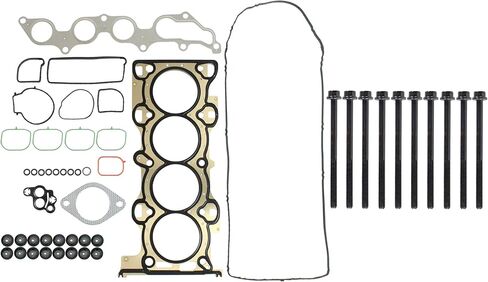 DNJ HGB478 Cylinder Head Gasket Set with Head Bolt Kit for 2006-2013 Mazda 3 5 6 2.0L-2.3L L4 16V DOHC 2000cc in Saudi Arabia