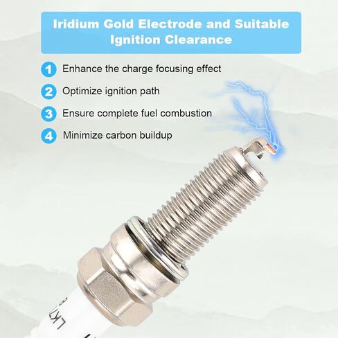 JDMON Ignition Coils Pack with Spark Plugs Compatible with Kia Sedona, Telluride, Cadenza, Sorento, Hyundai Palisade, Genesis G80 2016-2020 V6 3.3L 3.8L Replacement for UF863 273103L030 93175 in Saudi Arabia