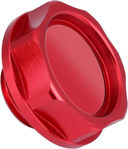 Acouto Automotive Replacement Oil Filler -Aluminium Alloy Oil Filler Cover Engine Fuel for Car (Red) in Saudi Arabia