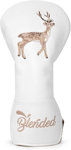 Golf Club Cover Squirrels Premium Embroidery Driver Cover Fariway Wood Headcover Hybrid Covers Leather Golf Head Cover for Most Brand in Saudi Arabia