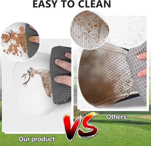 Golf Club Cover Squirrels Premium Embroidery Driver Cover Fariway Wood Headcover Hybrid Covers Leather Golf Head Cover for Most Brand in Saudi Arabia