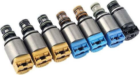 OEM ZF 6HP19 6HP26 الملف اللولبي عدة صمام الملف اللولبي ناقل الحركة 7 قطعة/المجموعة 1068298044 متوافق مع BMW 128i X5 X4 ومتوافق مع أودي S4-S8 A4 in Kuwait